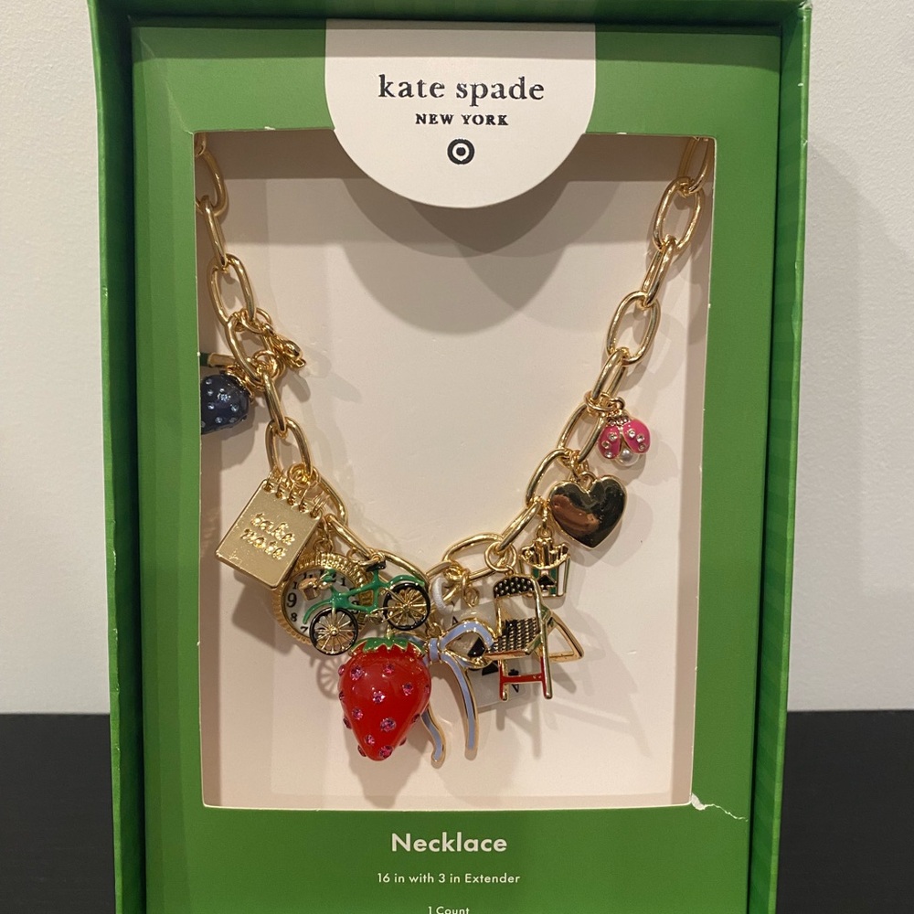Kate Spade for Target -Gold Charm Necklace